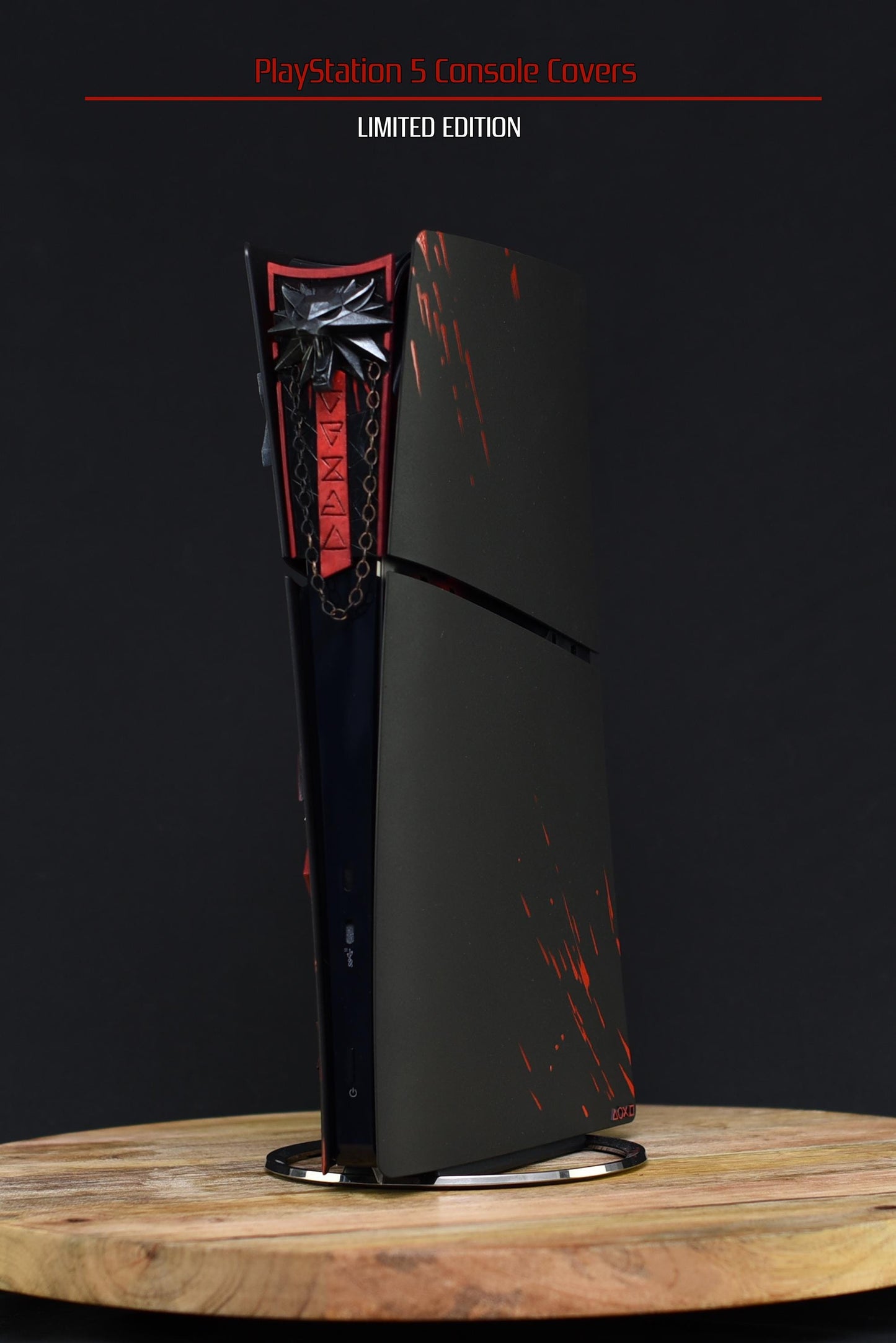 Custom made PS5 SLIM version The Witcher 3 PlayStation 5 console covers