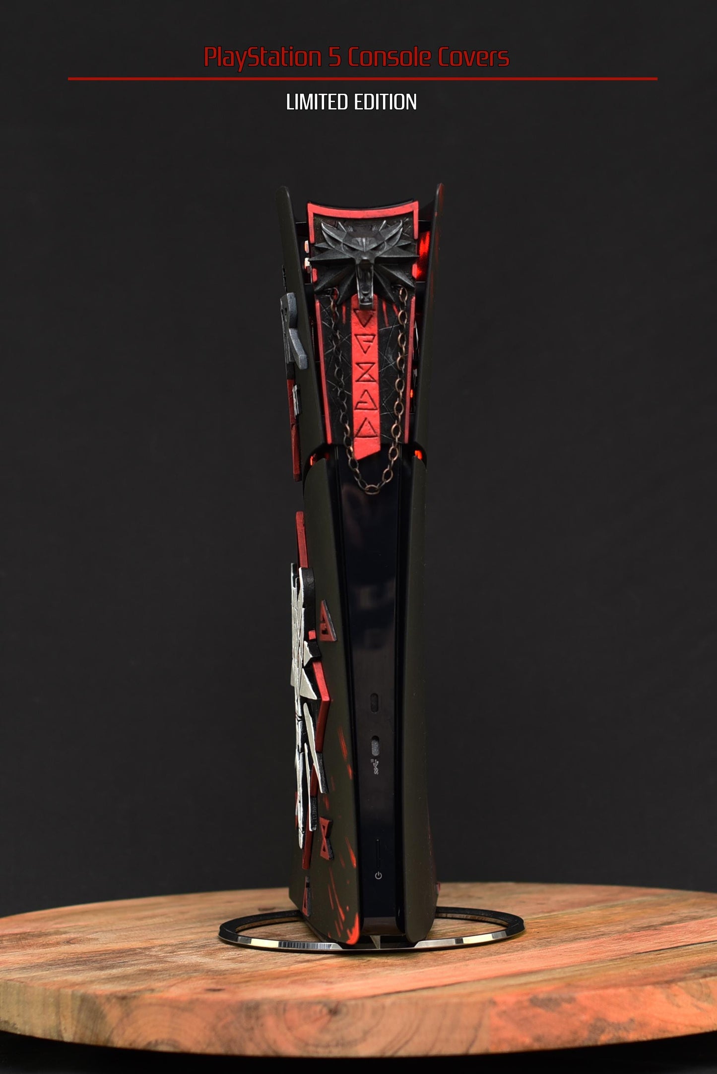 Custom made PS5 SLIM version The Witcher 3 PlayStation 5 console covers