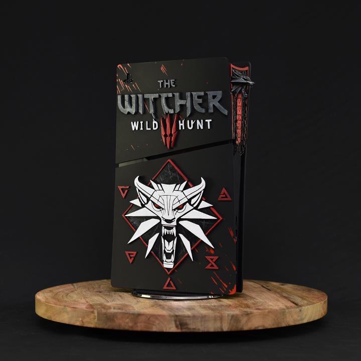 Custom made PS5 SLIM version The Witcher 3 PlayStation 5 console covers