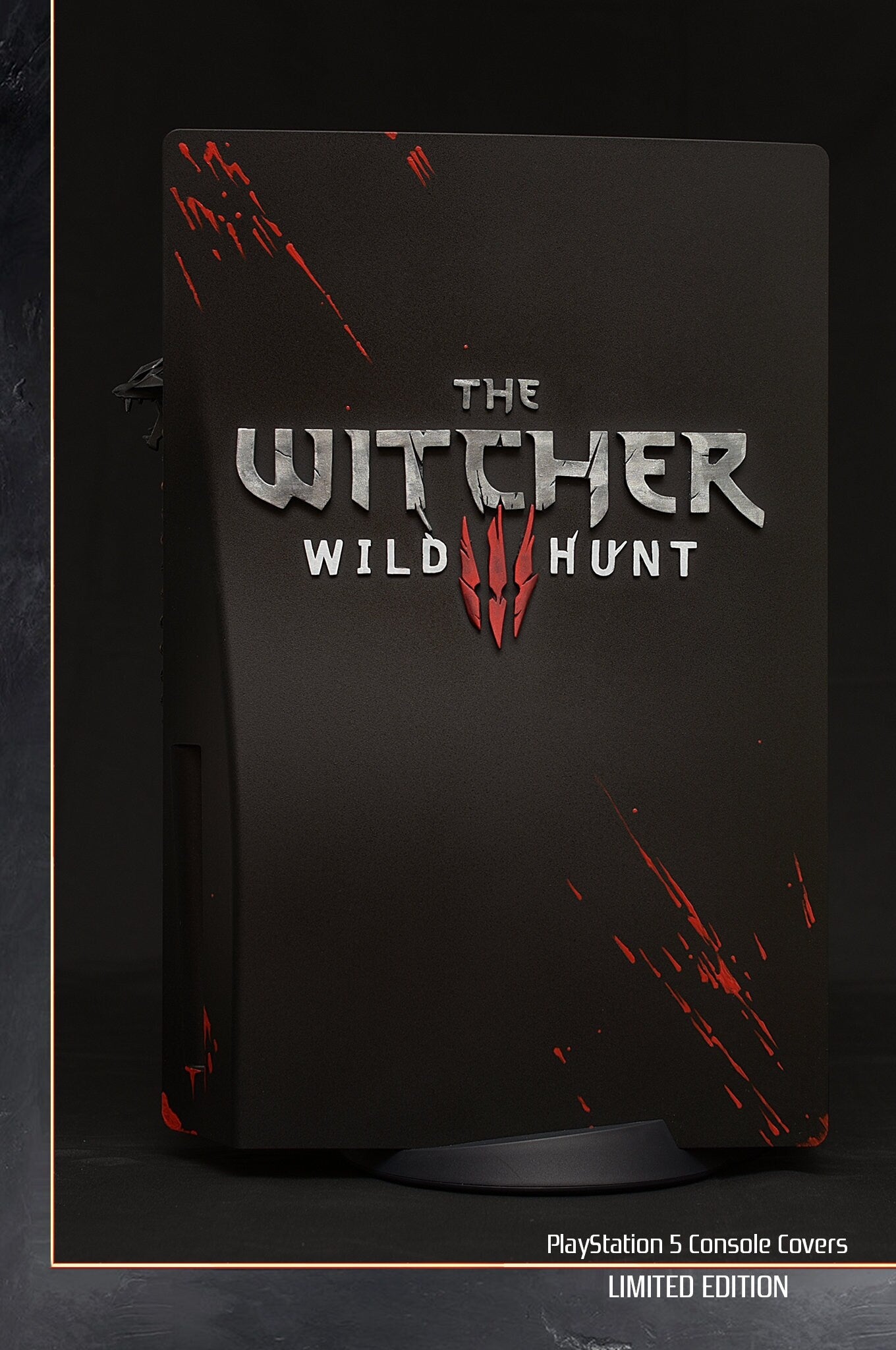 Custom made PS5 Disc version The Witcher 3 PlayStation 5 console covers