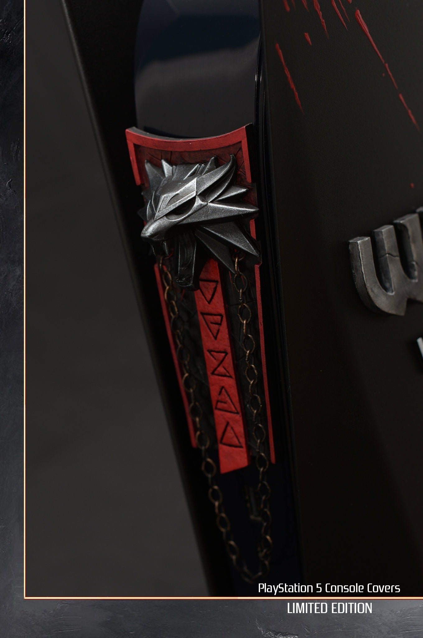 Custom made PS5 Disc version The Witcher 3 PlayStation 5 console covers