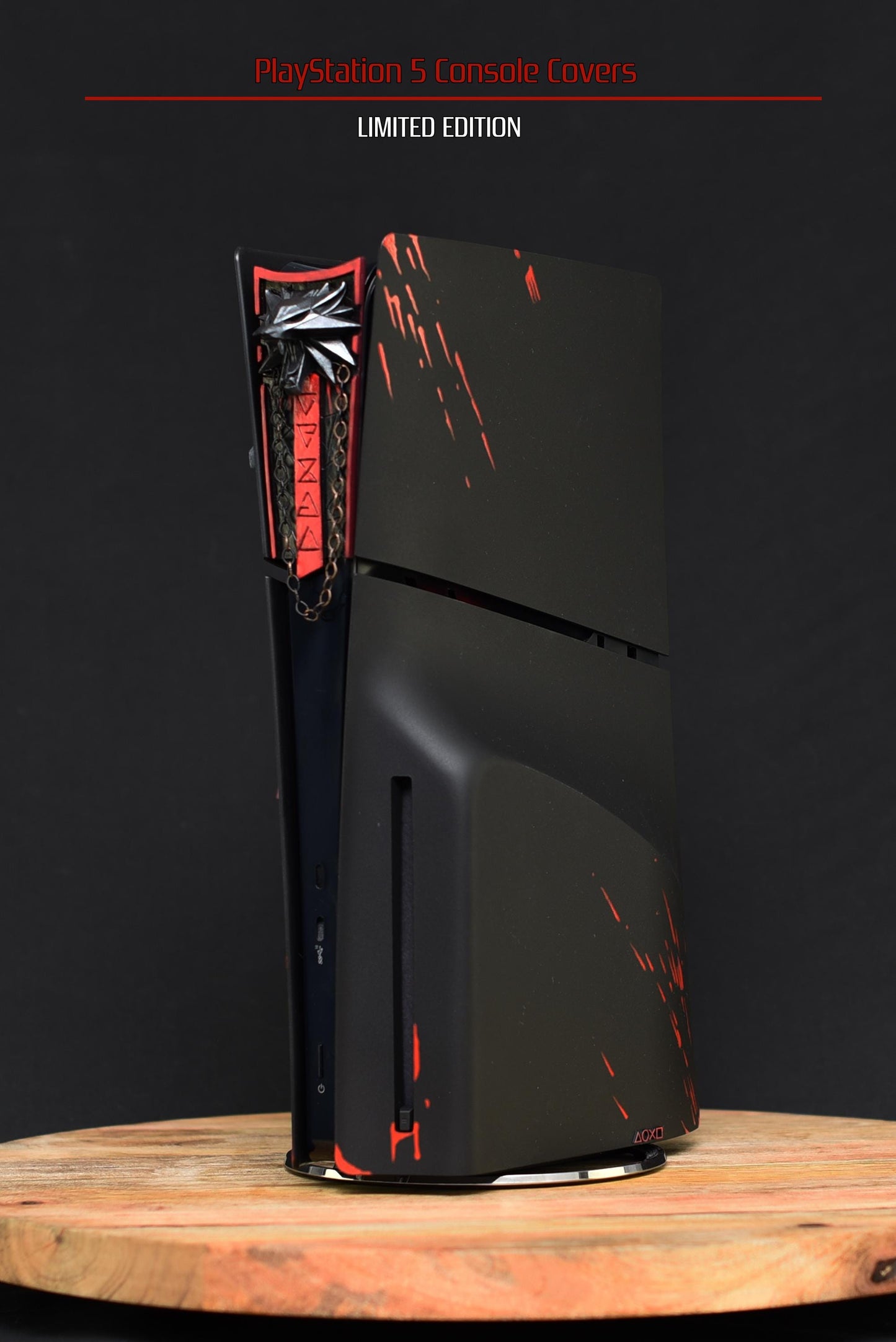 Custom made PS5 SLIM version The Witcher 3 PlayStation 5 console covers